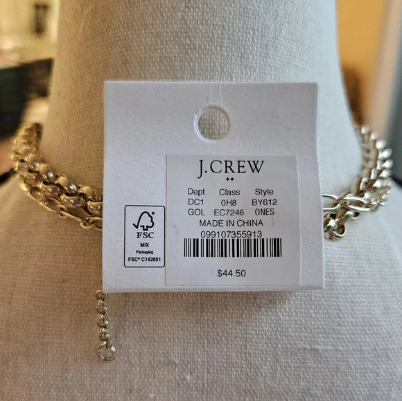 J. Crew Mixed Chain Layering Necklace - Picture 4 of 4